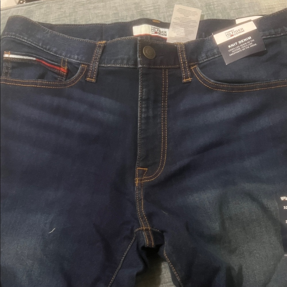 Tommy Hilfiger Men's Dark Blue Slim Jeans